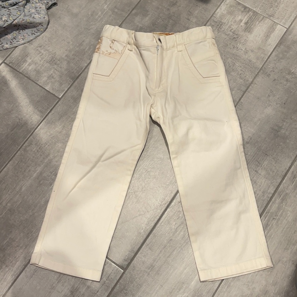 Alviero martini 1 classe baby dressy pants white 2